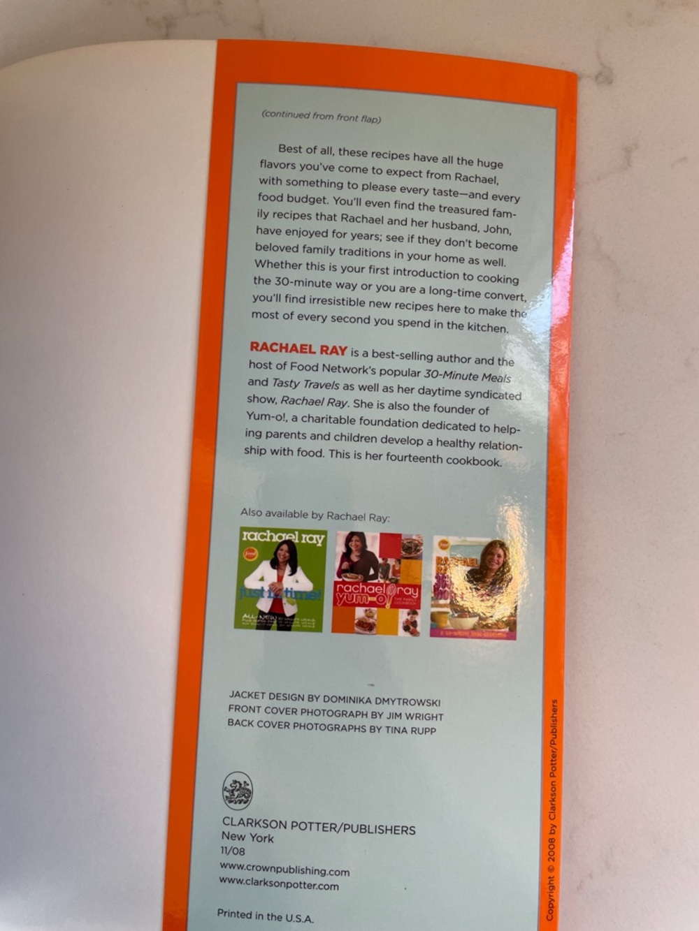 Rachael Ray's Big Orange Book - The Ultimate Collection Cookbook - Picture 8 of 9